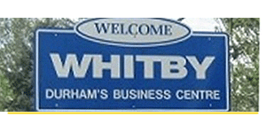 Welcome To Whitby Locksmith Sign
