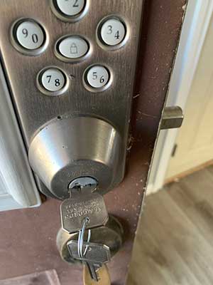 Completed Key Replacement of Weiser Lock